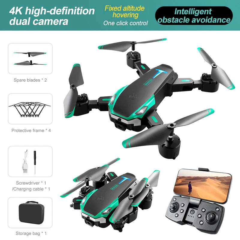 Smart Obstacle Detection Flow Cam Drone Quadcopter Remote Control Aircraft