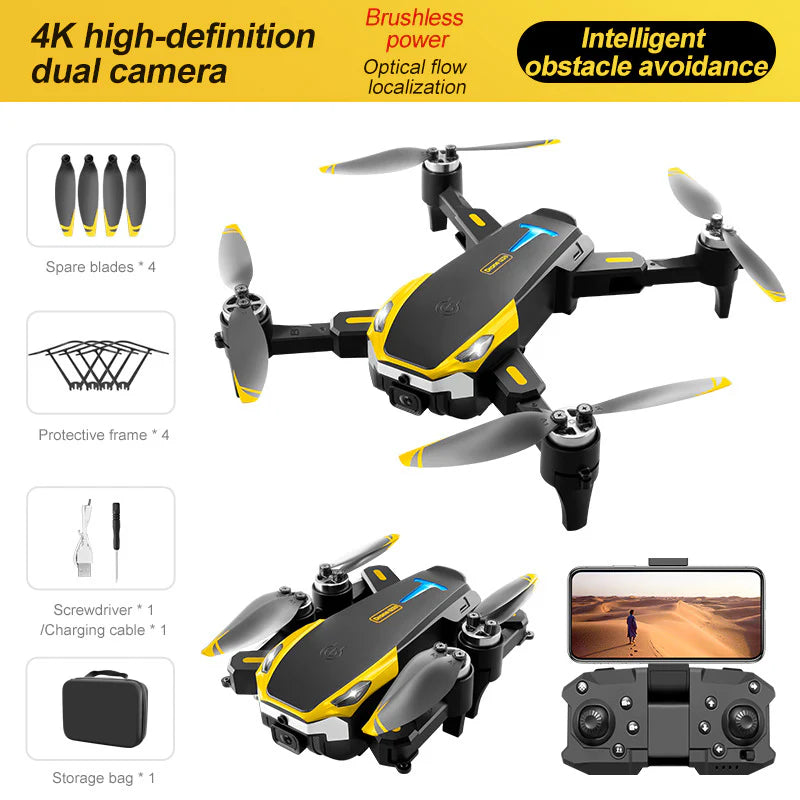 Smart Obstacle Detection Flow Cam Drone Quadcopter Remote Control Aircraft