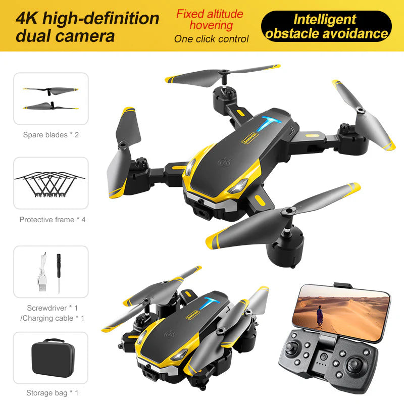 Smart Obstacle Detection Flow Cam Drone Quadcopter Remote Control Aircraft