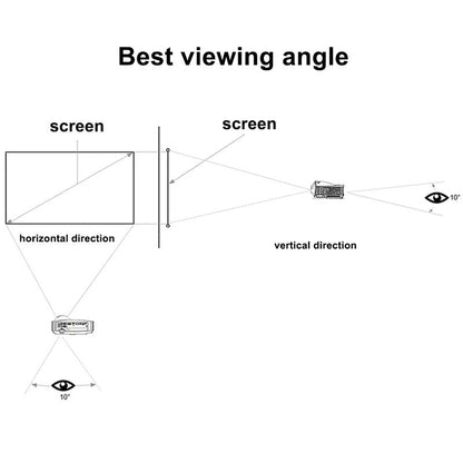 120 Inch Projector Screen, 4K Metal Lightproof Foldable Portable Movie Screen 16:9 for Home Theater Party Office Classroom Outdoor Indoor, Easy Installation with Velcro HD Projector Screen