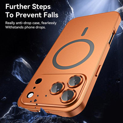 Alloy Aluminum Metal Magsafe Magnetic Case for Iphone 17 Pro Max 16 15 14 13 12 Pro Max Iphone Air 17 Air, Ultra Thin Phone Case Full Coverage Lens Protective Cover